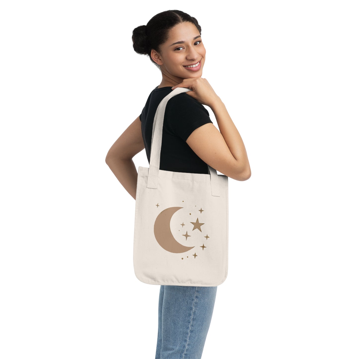 Celestial Moon and Stars Tote Bag